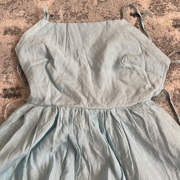 Lulus Runaway With Me Light Blue Sleeveless Lace-Up Maxi Dress - Picture 6 of 12